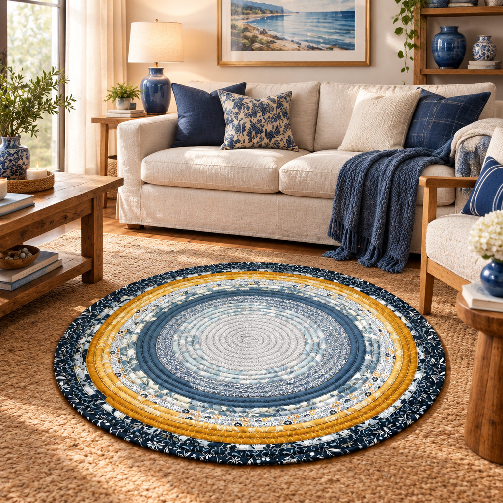 Made to Order Round Jelly Roll Rug