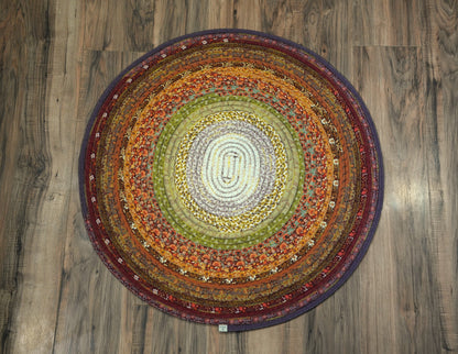 Made to Order Round Single Jelly Roll Rug