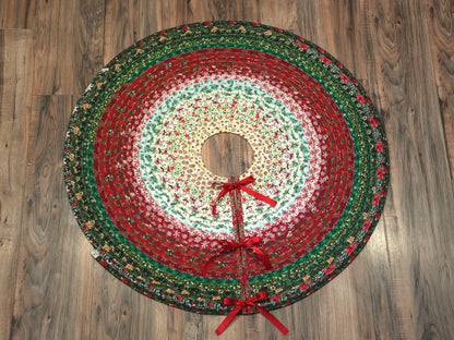 Made to Order Jelly Roll Christmas Tree Skirt
